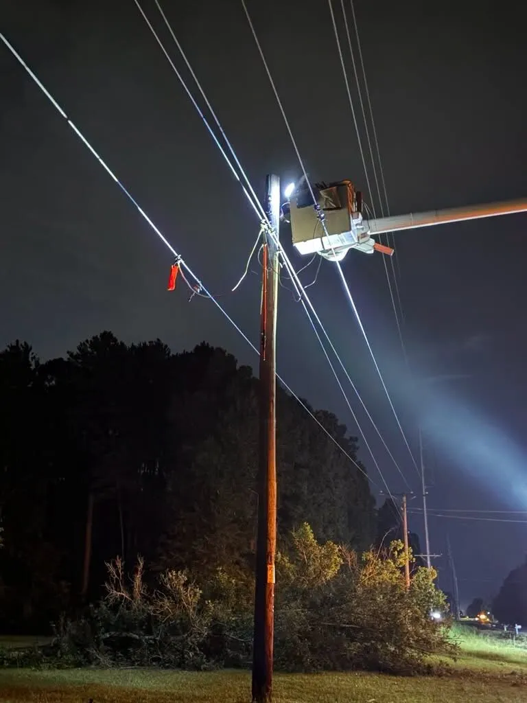 SWEPCO working in the dark